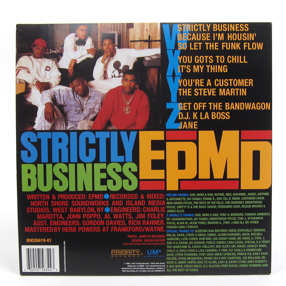 EPMD: Strictly Business Vinyl 2LP
