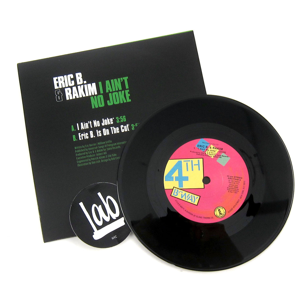 Eric B & Rakim: I Ain't No Joke / Eric B. Is On The Cut Vinyl 7"