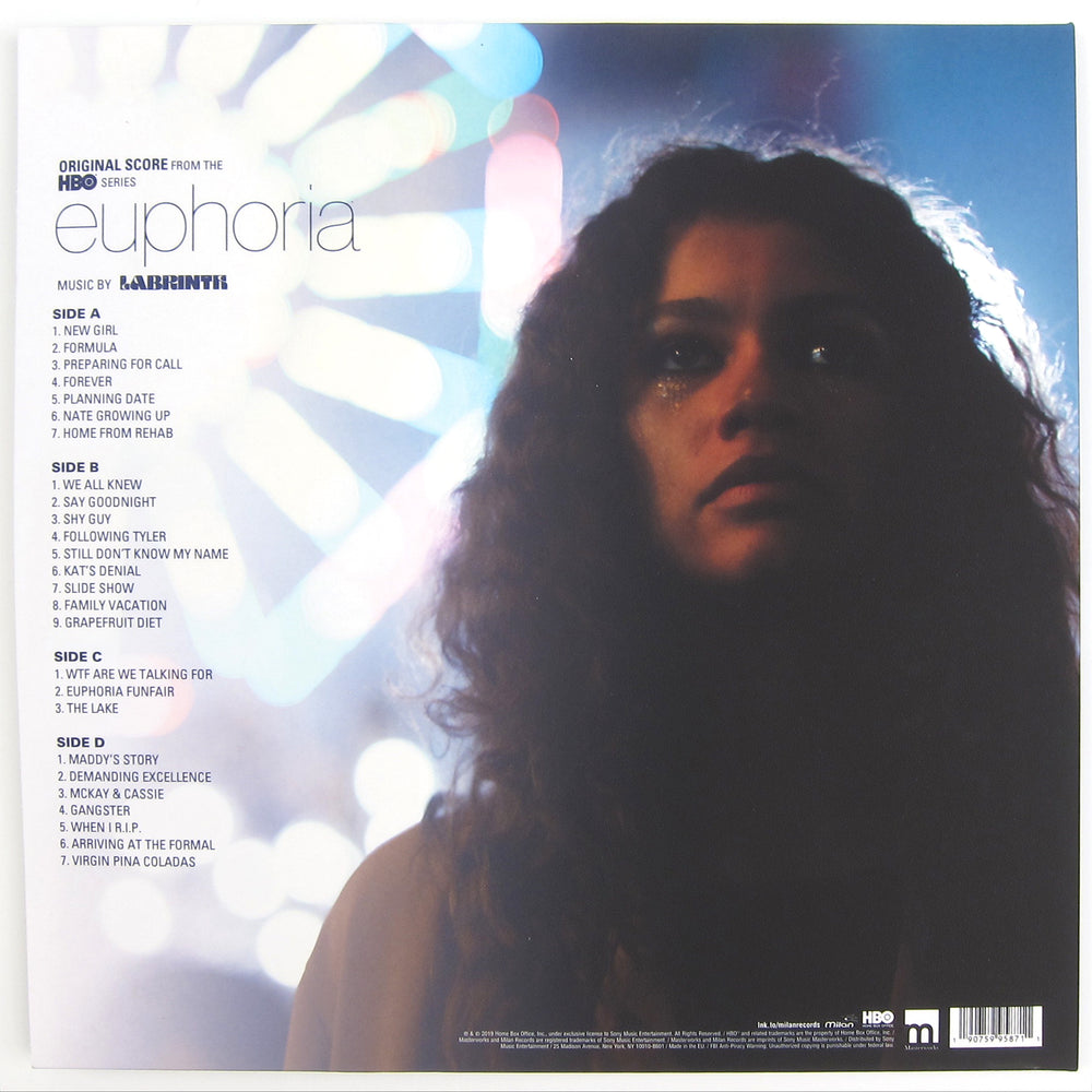 Labrinth: Euphoria - Season 1 Original Score (Colored Vinyl) Vinyl 2LP