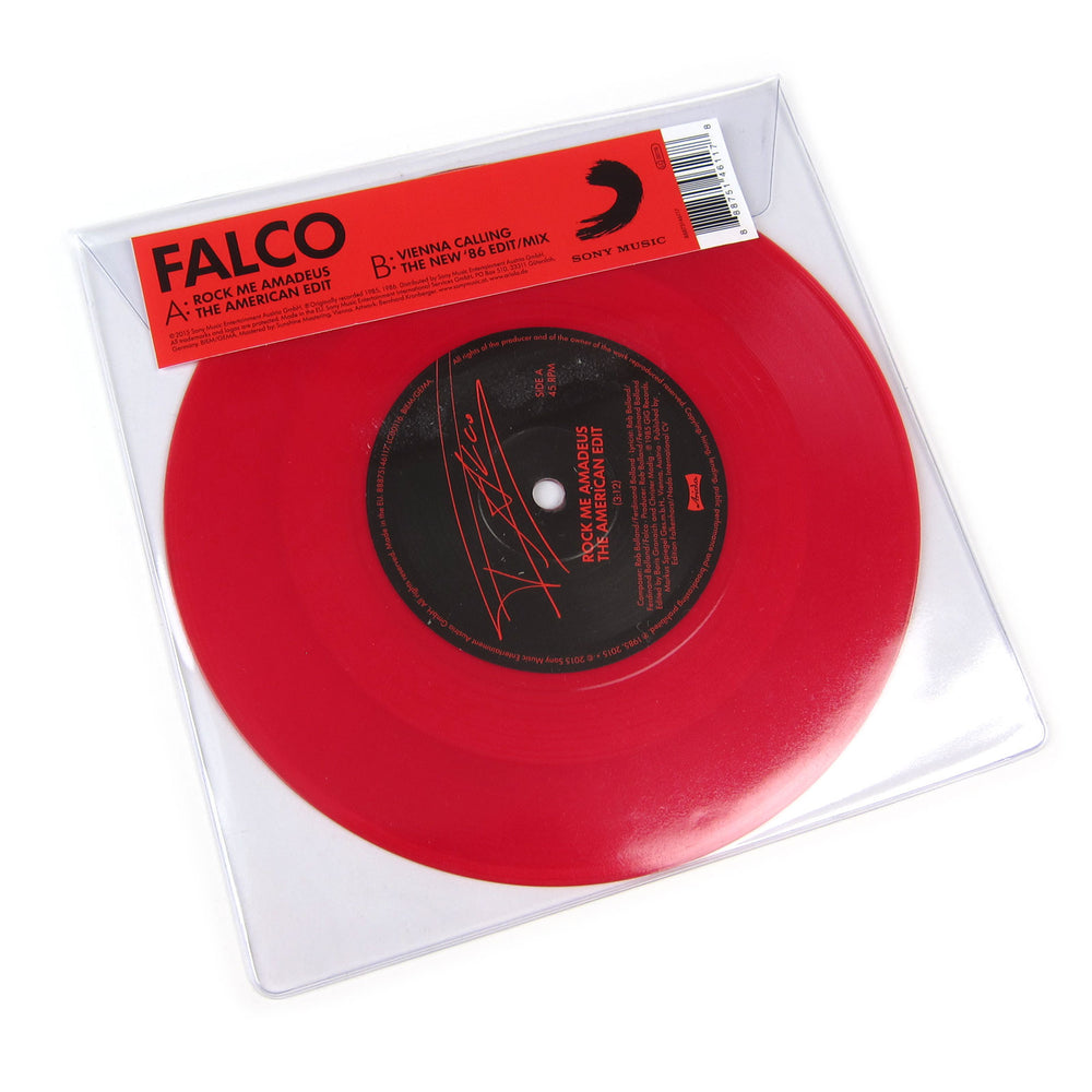 Falco: Rock Me Amadeus (Colored Vinyl) Vinyl 7" (Record Store Day)