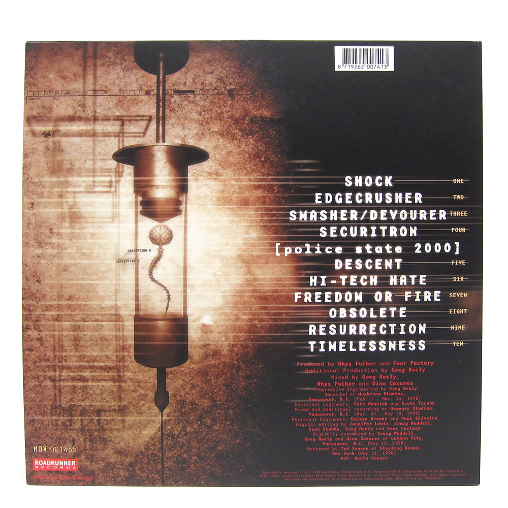 Fear Factory: Obsolete (Music On Vinyl 180g, Colored Vinyl) Vinyl LP