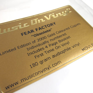 Fear Factory: Obsolete (Music On Vinyl 180g, Colored Vinyl) Vinyl LP