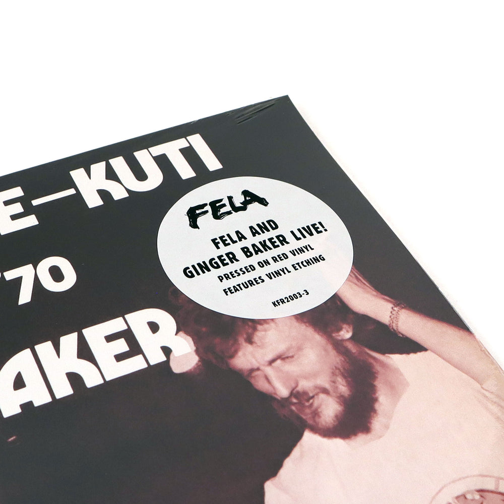 Fela Kuti: Fela Live With Ginger Baker - Deluxe Edition (Colored Vinyl) Vinyl 2LP