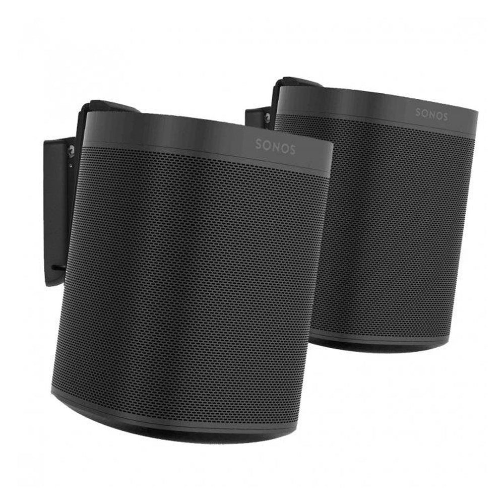 Flexson: Wall Mount for Sonos 1 - Black (Pair) (AAV-FLXS1WM2021) - (Open Box Special)