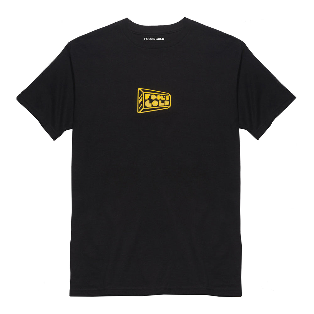Fool's Gold: Micro Logo Shirt - Black / Gold