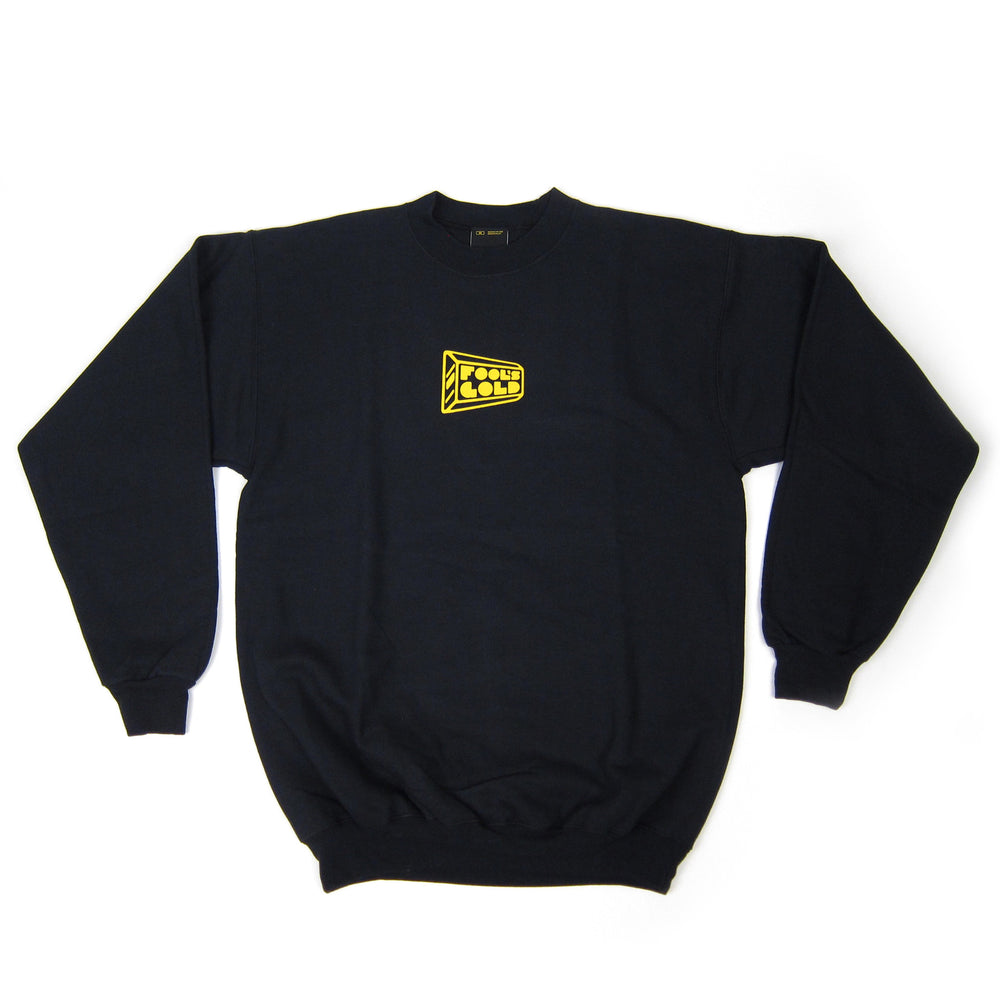 Fool's Gold: Micro Logo Crewneck Sweatshirt - Black