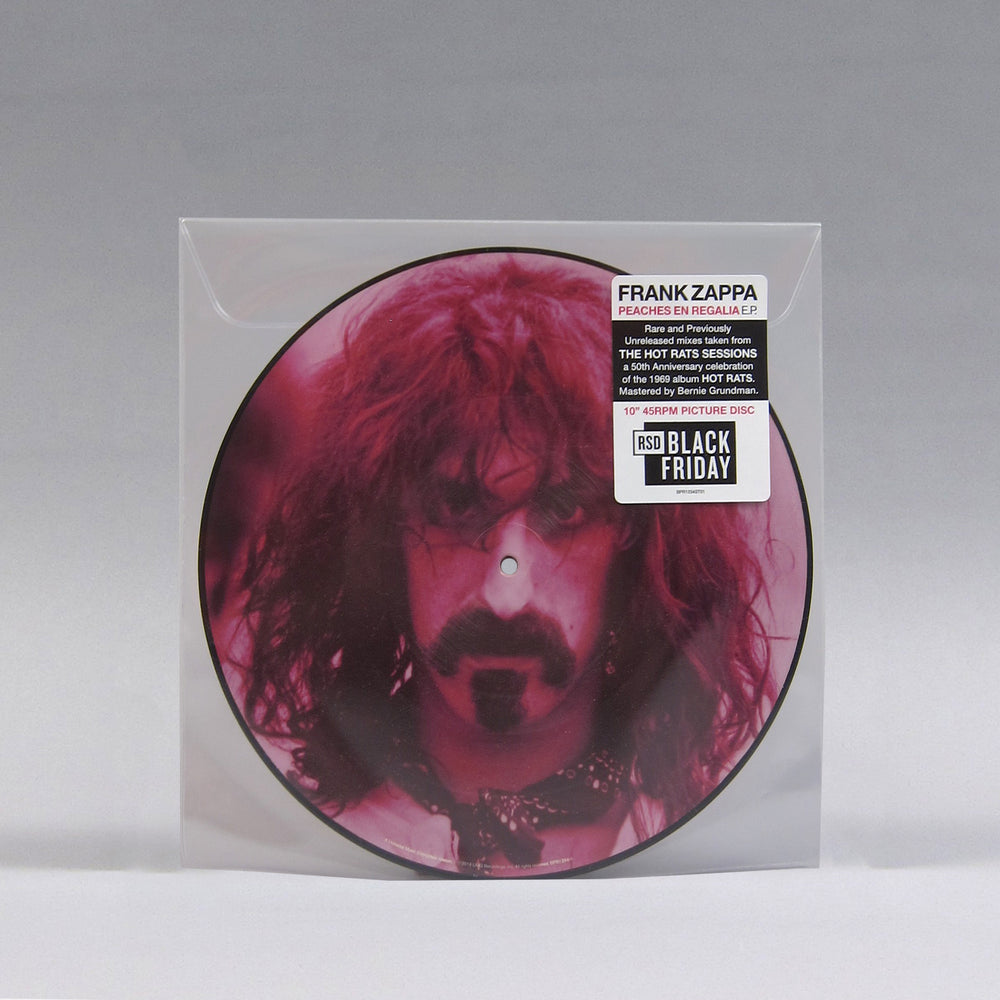 Frank Zappa: Peaches En Regalia / Little Umbrellas (Pic Disc) Vinyl 10" (Record Store Day)