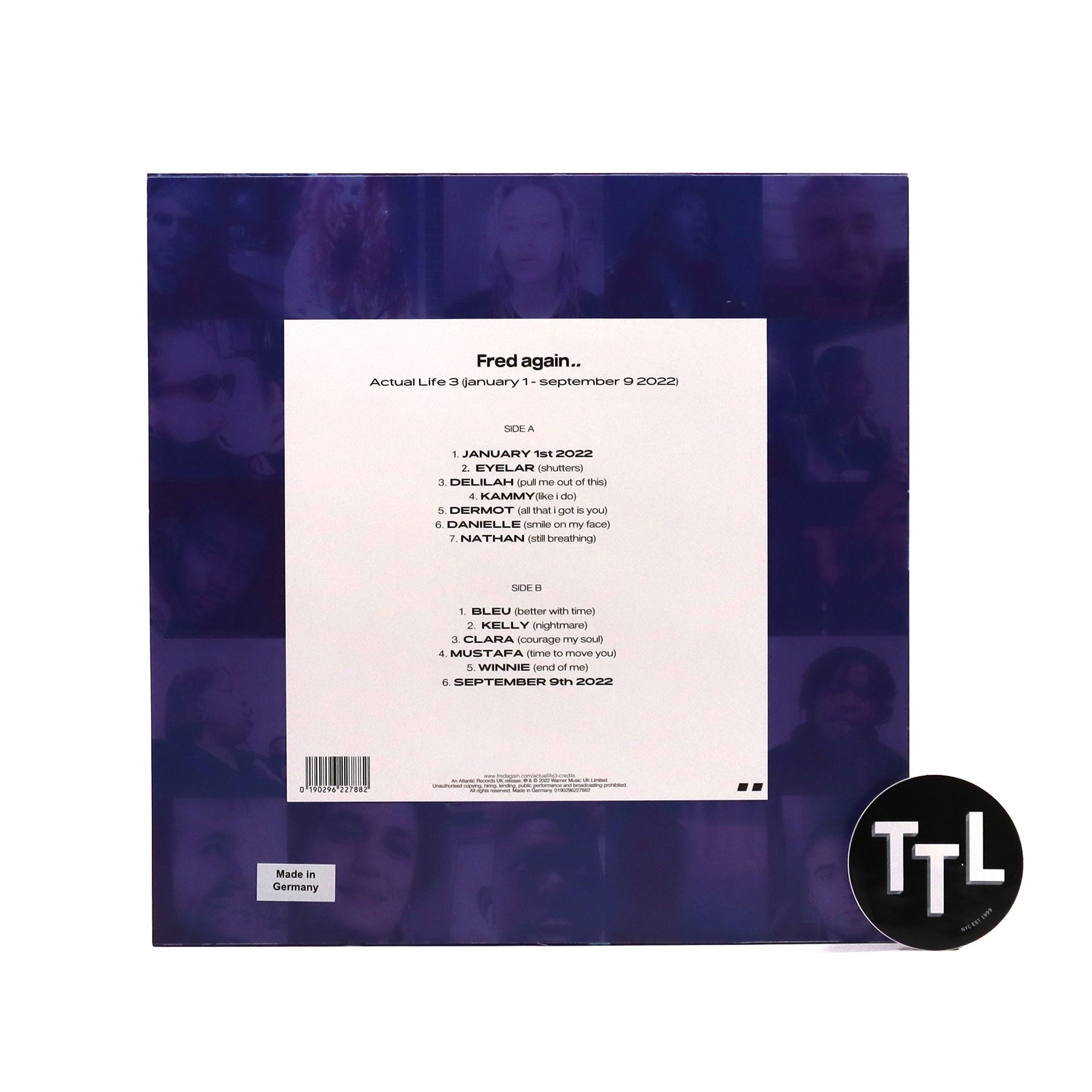 Fred Again: Actual Life 3 (January 1 - September 9 2022) (Clear