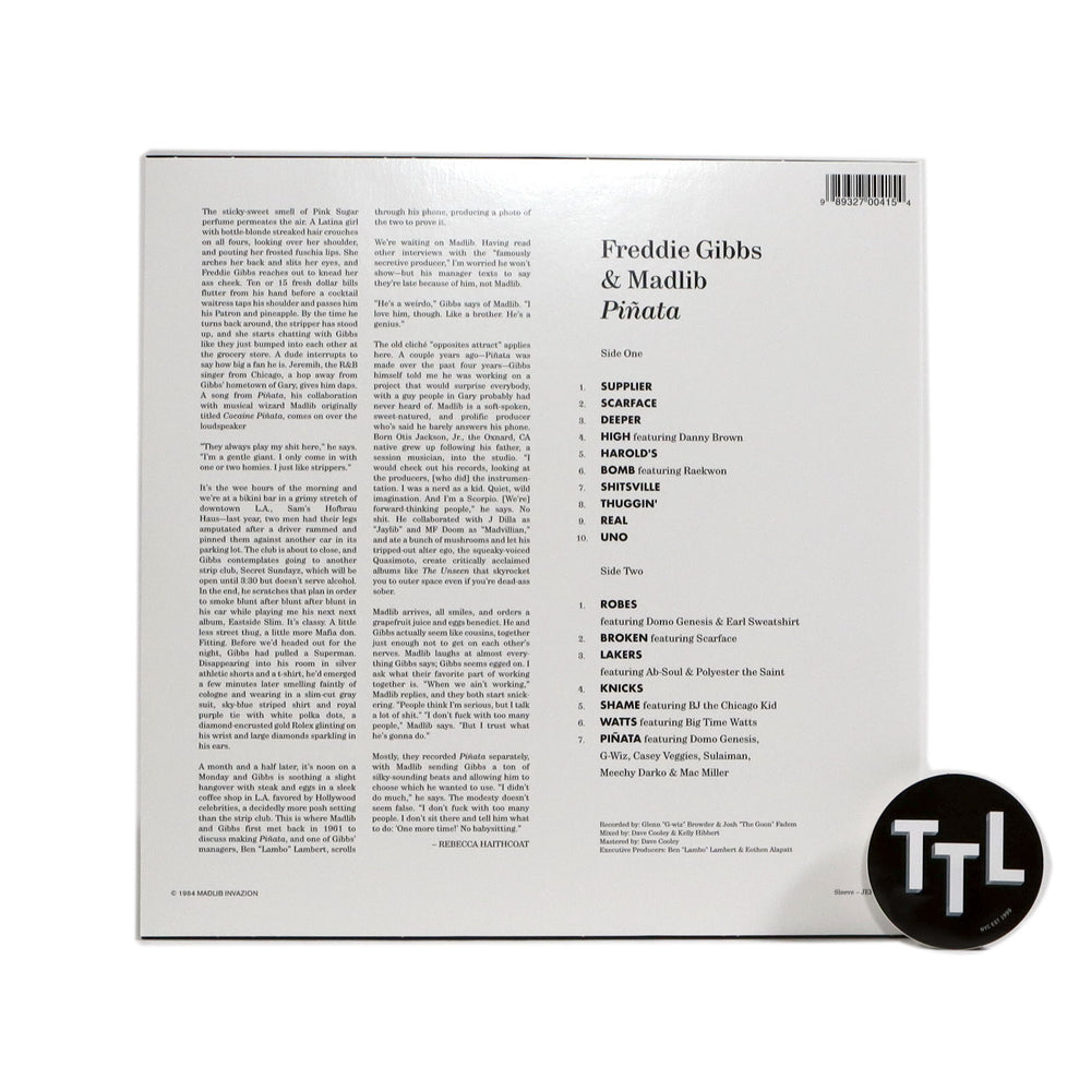 Freddie Gibbs & Madlib: Pinata '64 (Colored Vinyl) Vinyl LP