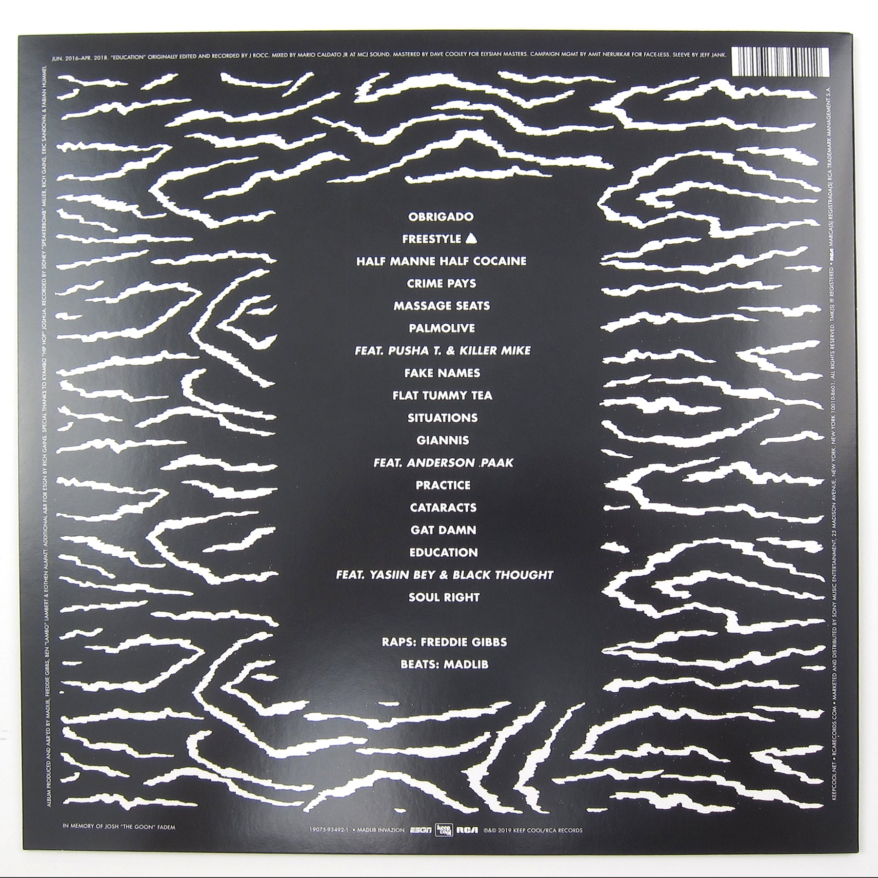 Freddie Gibbs & Madlib Bandana Vinyl LP —