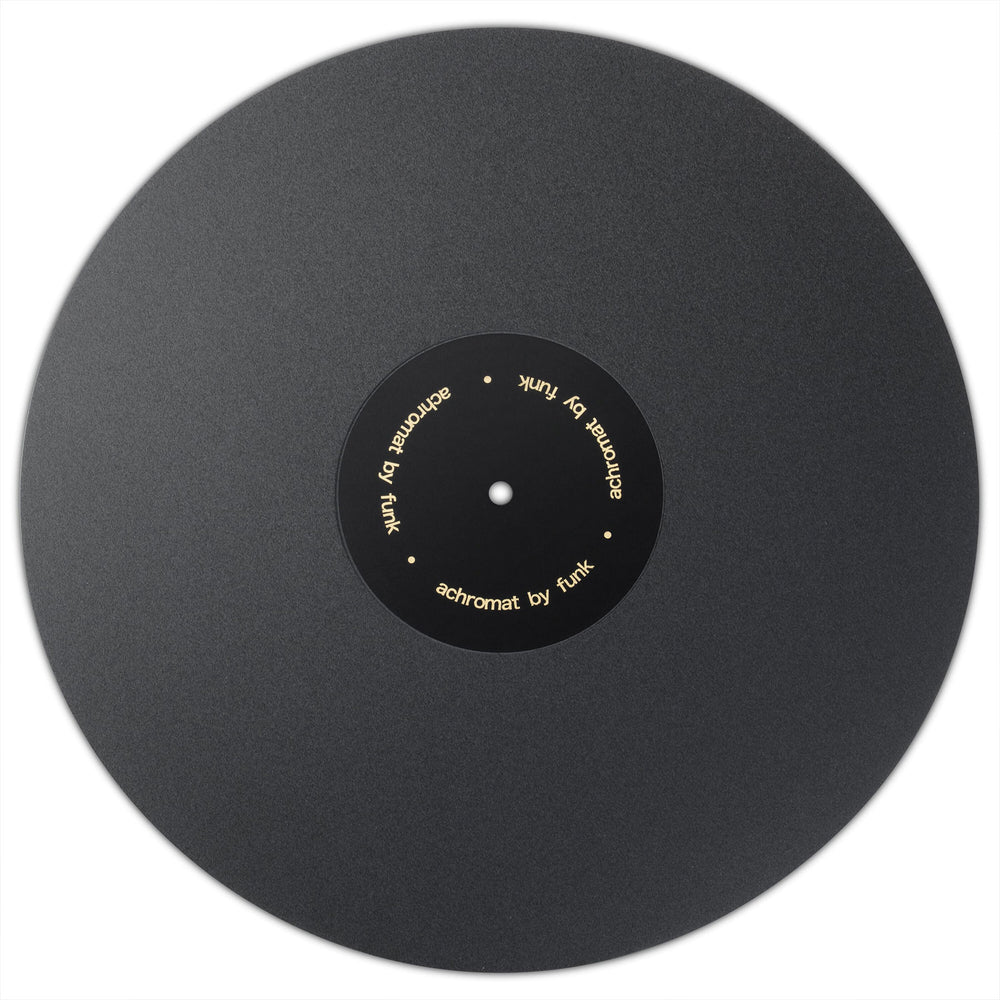 Funk Firm: Achromat Platter Mat - APM Undercut / Black (for Technics 1200 Turntables)