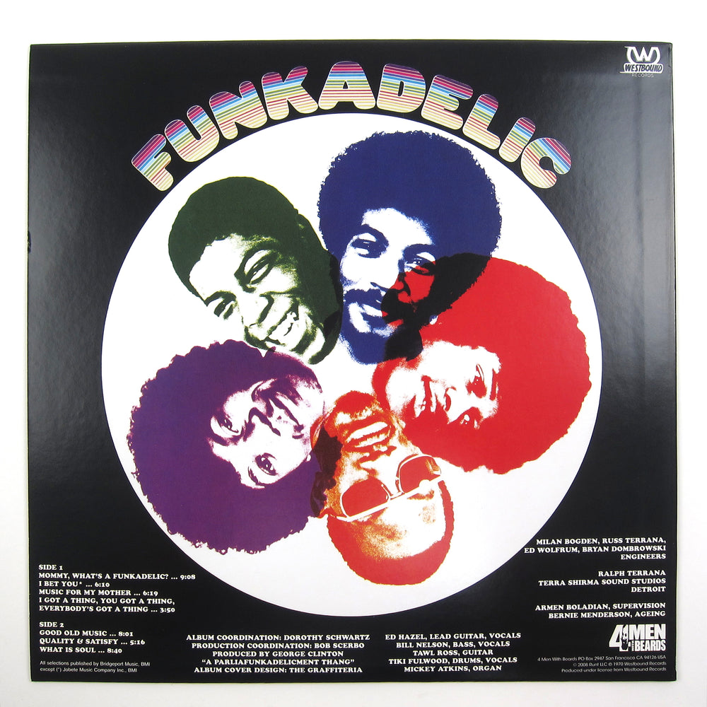 Funkadelic: Funkadelic (Blue+Red Colored Vinyl) Vinyl LP
