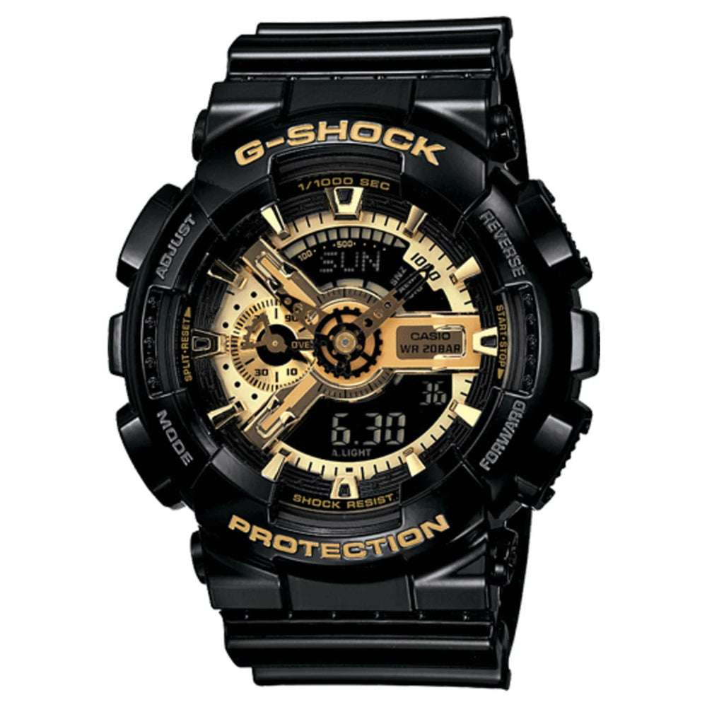 G-Shock: GA-110GB-1ACR Watch - Black/Gold