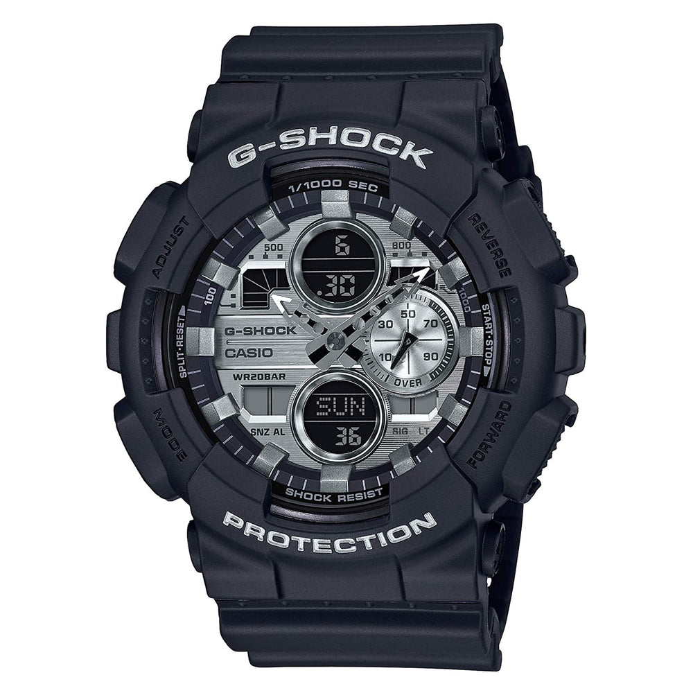 G-Shock: GA140GM-1A1 Analog-Digital Watch - Matte Black