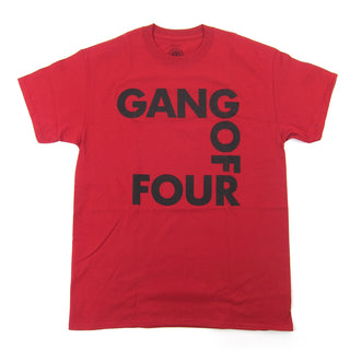 Gang Of Four: Logo Shirt - Cardinal