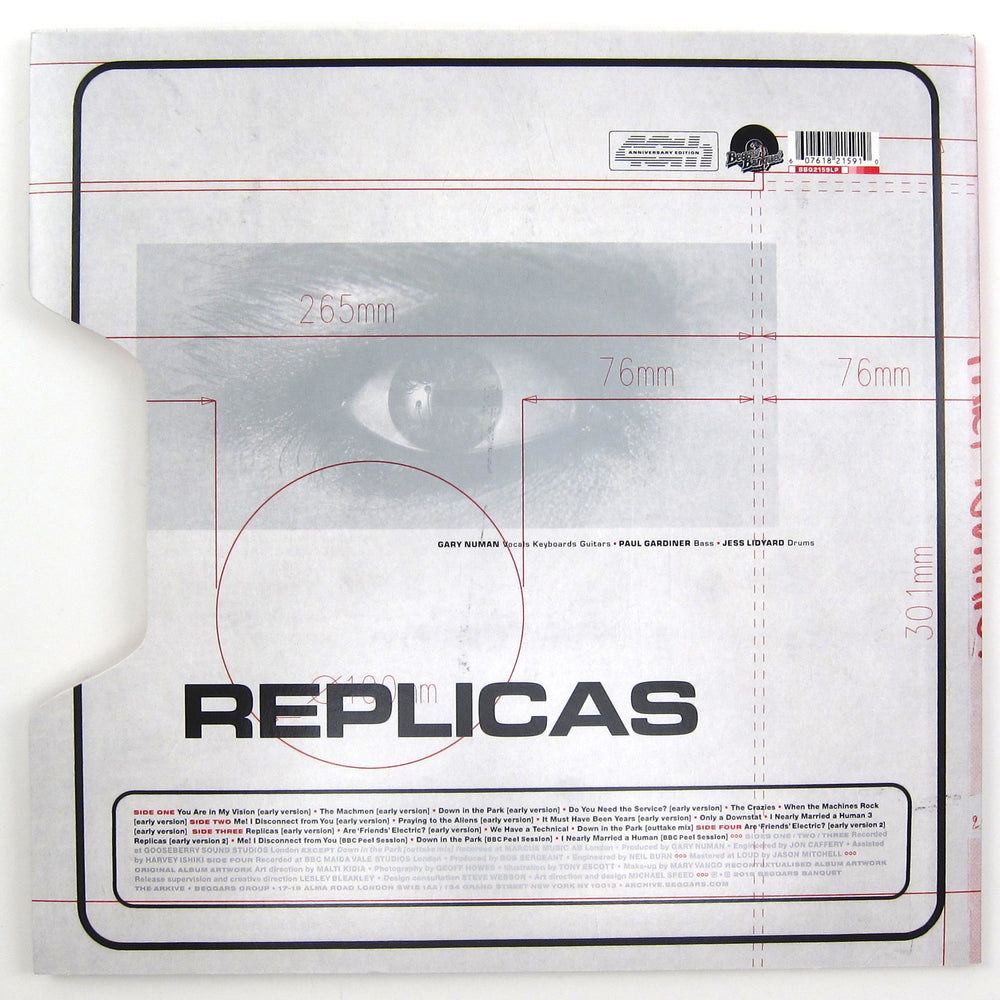 Gary Numan: Replicas - The First Recordings (Colored Vinyl) Vinyl 2LP