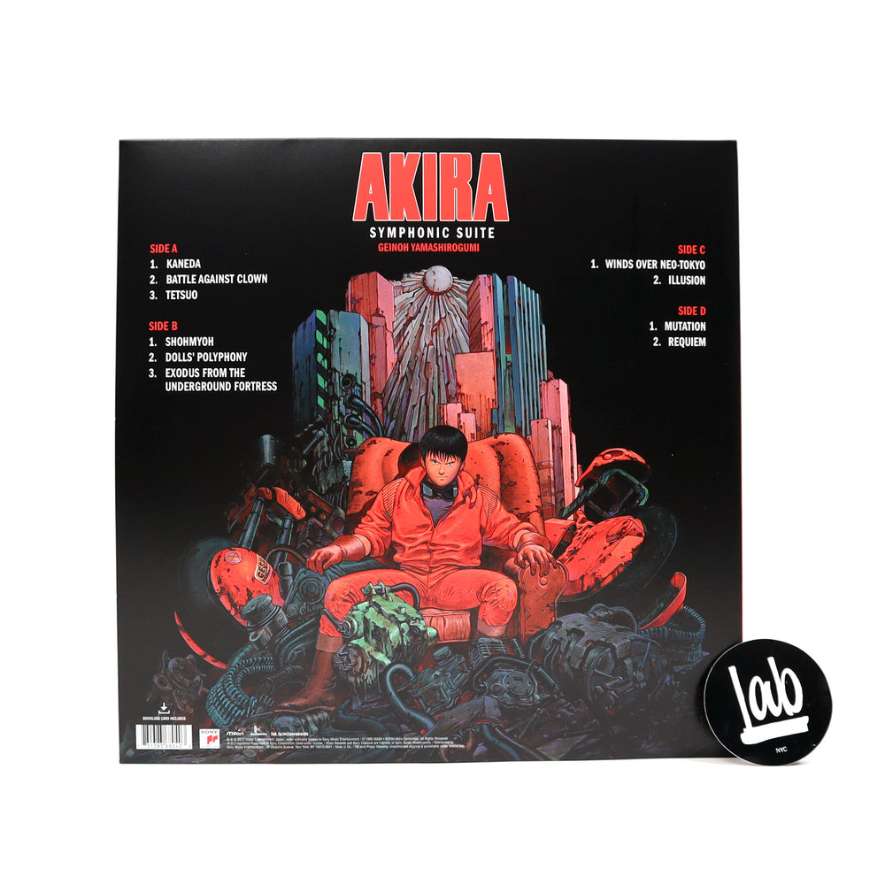 Geinoh Yamashirogumi: Akira Symphonic Suite (180g, Black+Red Colored Vinyl)