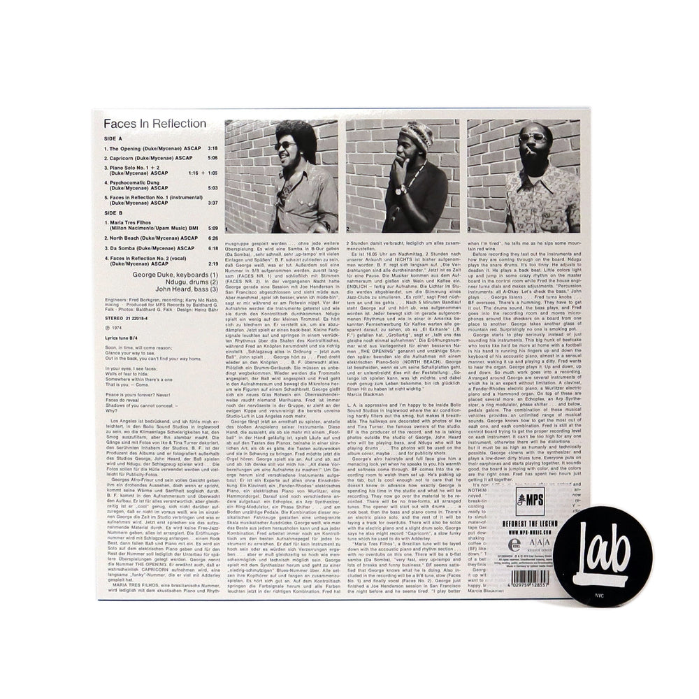 George Duke: Faces In Reflection Vinyl LP