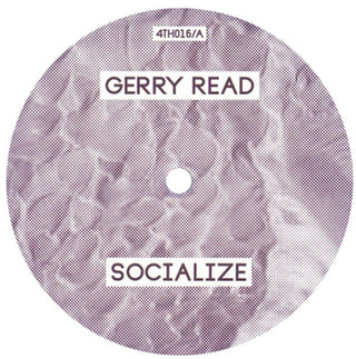 Gerry Read: Socialize / Charcoal Vinyl 12" (Record Store Day 2014)
