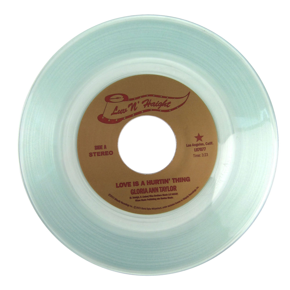 Gloria Ann Taylor: Love Is A Hurtin' Thing Vinyl 7"