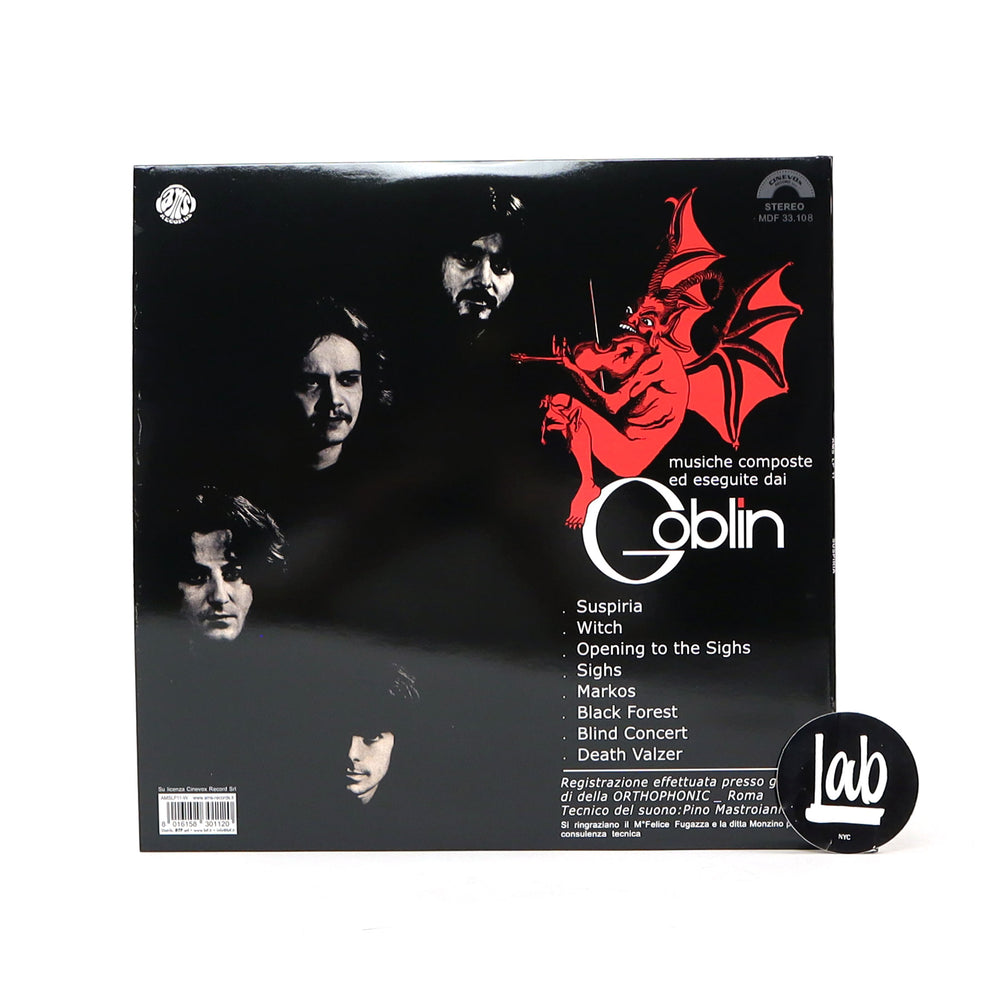 Goblin: Suspiria Soundtrack (White Colored Vinyl) Vinyl LP