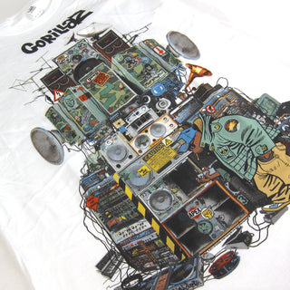 Gorillaz: Multi Boomboxes Shirt - White detail