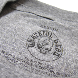 Grateful Dead: Skull & Roses Distressed Shirt - Grey