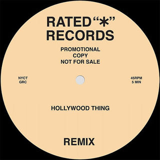 Greenwood Rhythm Coalition / Midnight Lab Band: Hollywood Thing / Time Waits For no Man 12"
