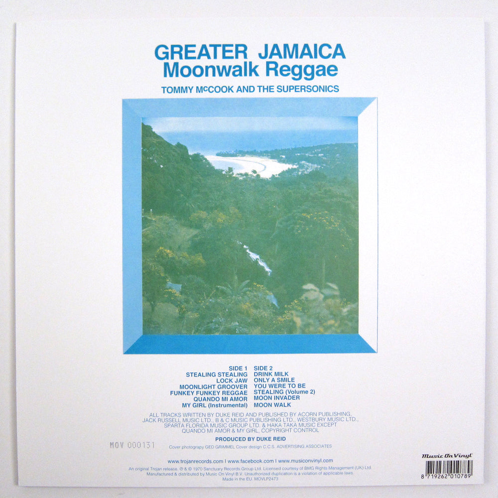 Tommy McCook & The Supersonics: Greater Jamaica Moonwalk Reggae