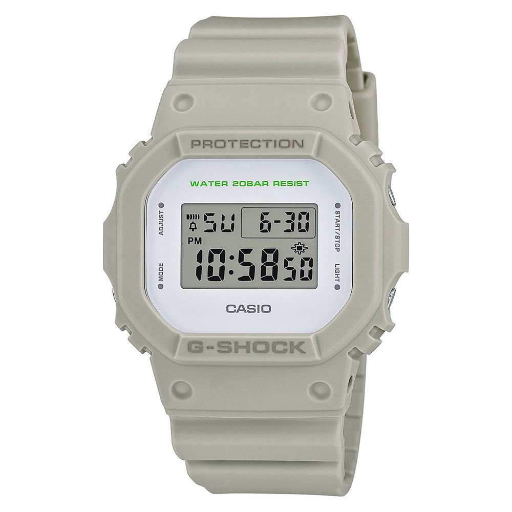 G-Shock: DW-5600M-8CR Watch - Grey
