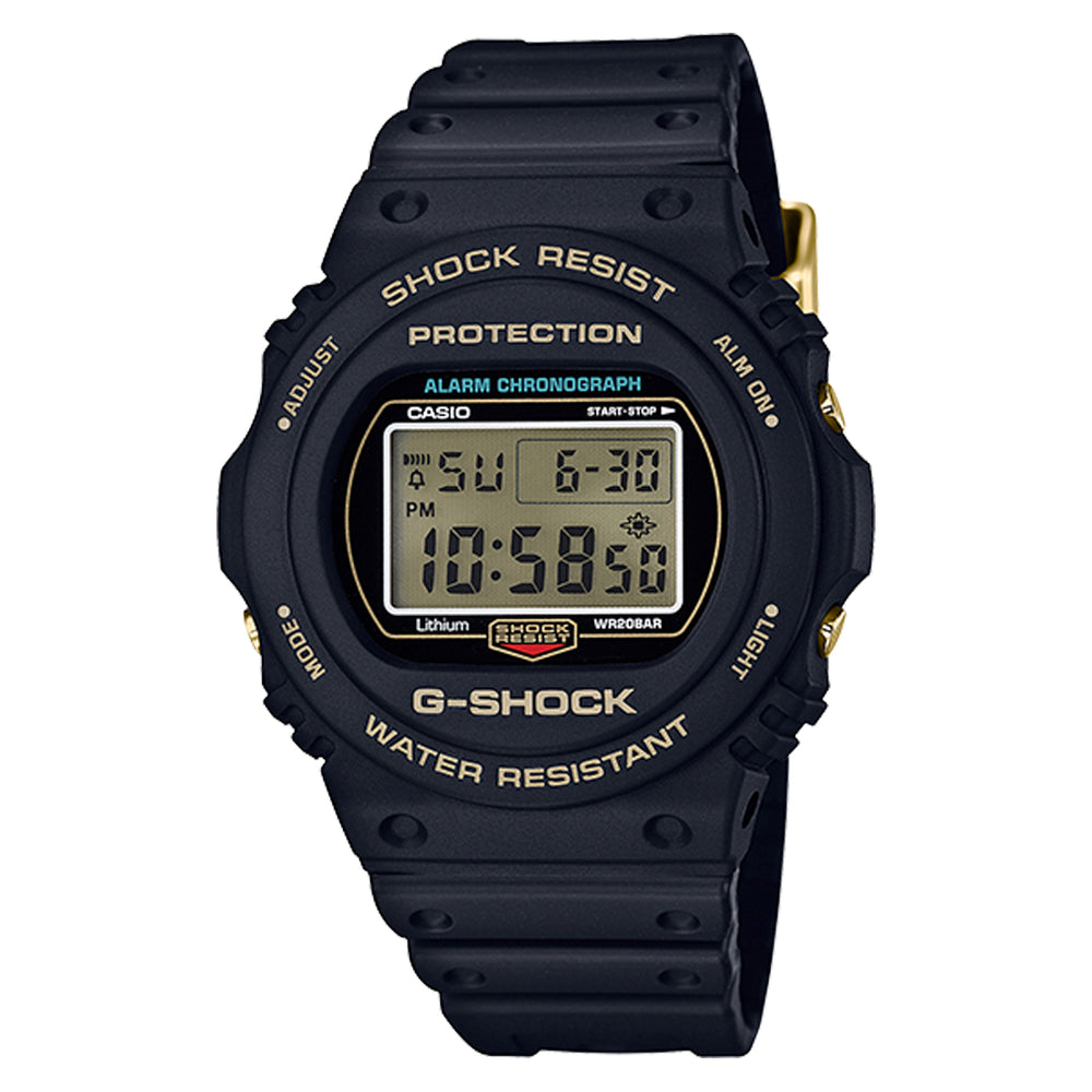 G-Shock: DW5735D-1B Digital Watch - Black / Gold
