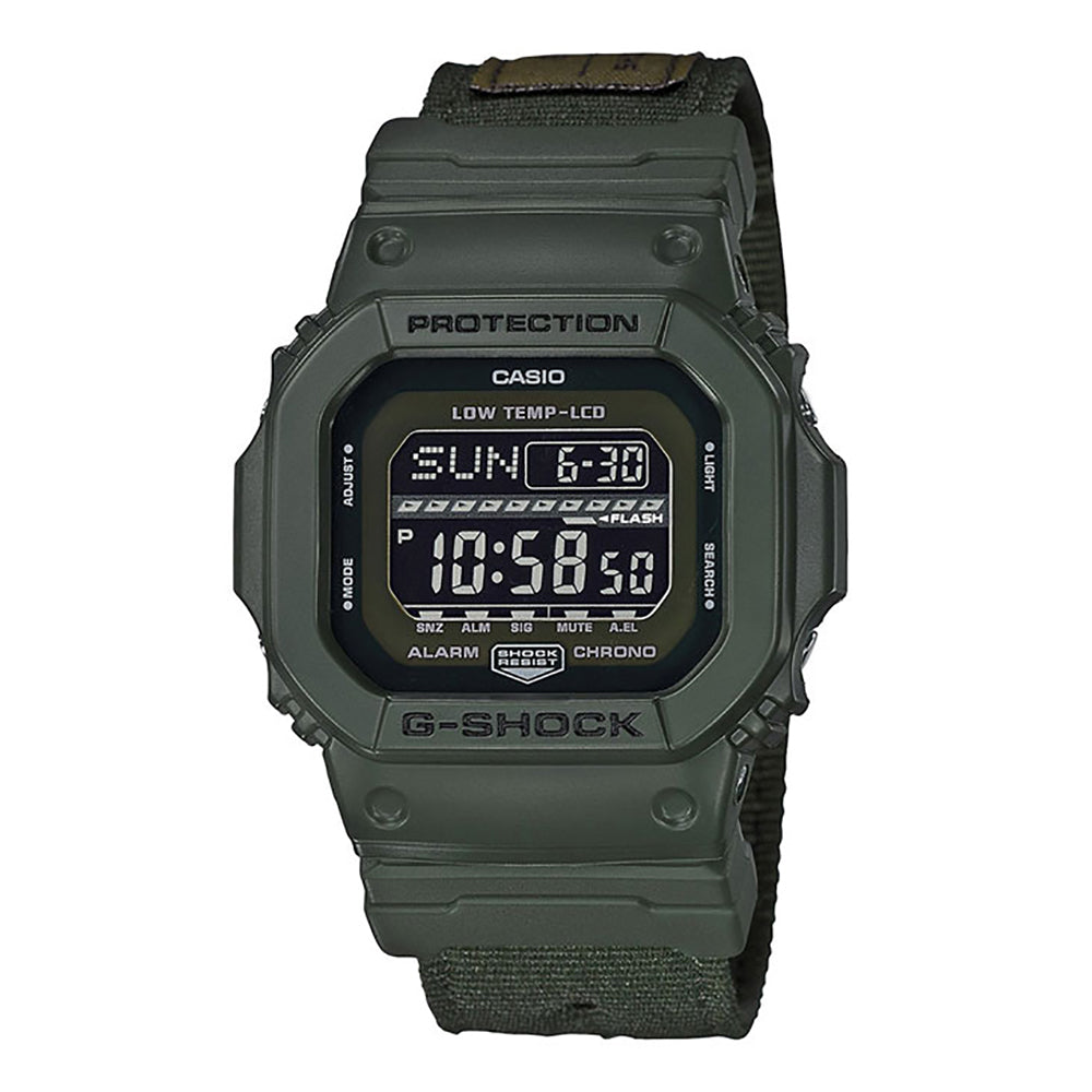 G-Shock: GLS-5600CL-3 G-LIDE Watch - Olive Green