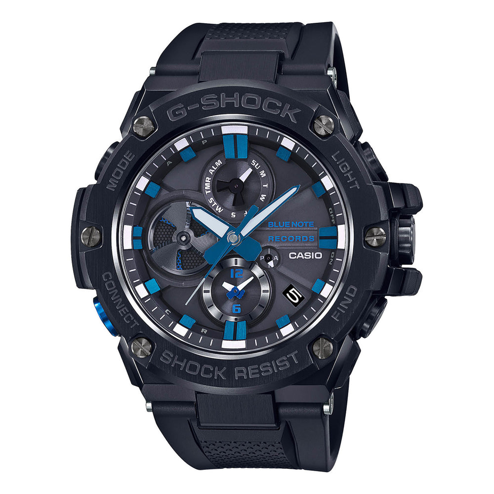 G-Shock: GSTB100BNR-1A Blue Note 80th Anniversary Watch - Blue
