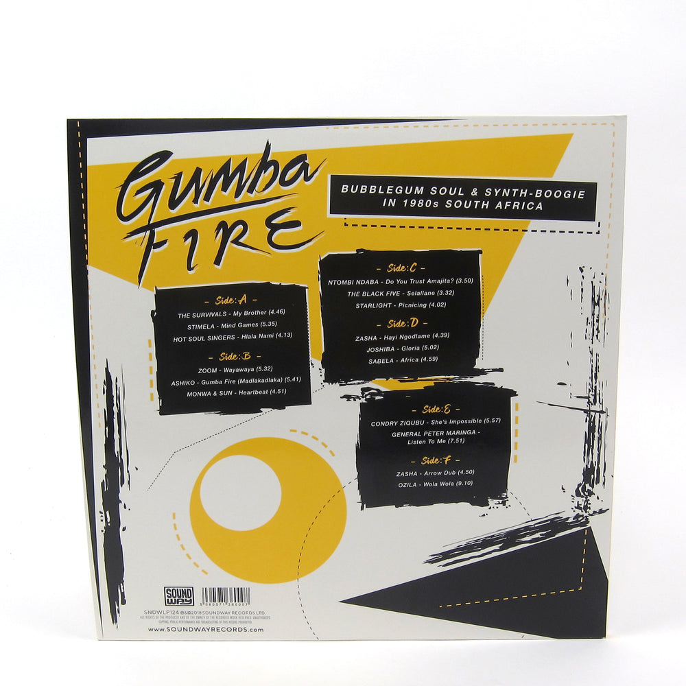 Soundway: Gumba Fire - Bubblegum Soul & Synth-Boogie in 1980s South Africa Vinyl 3LP