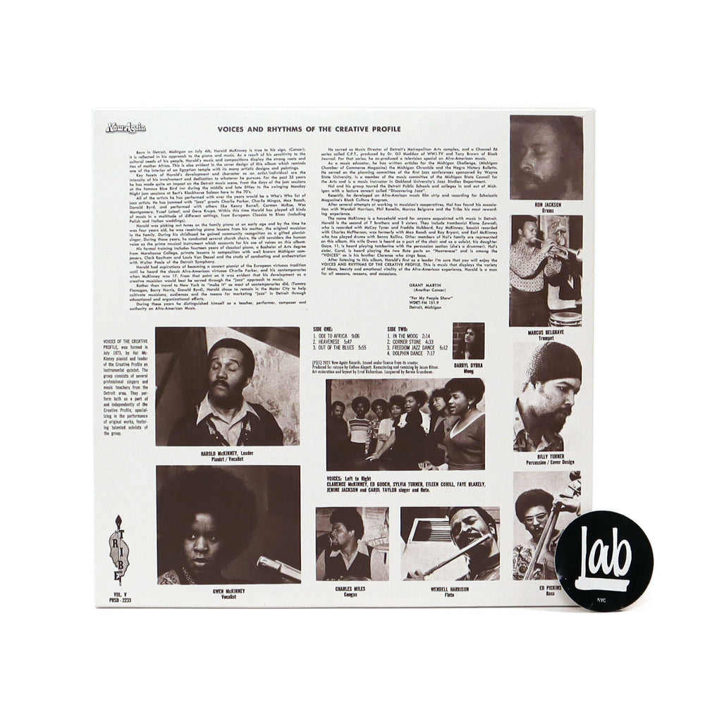 Harold McKinney: Voices & Rhythms Of The Creative Profile Vinyl LP