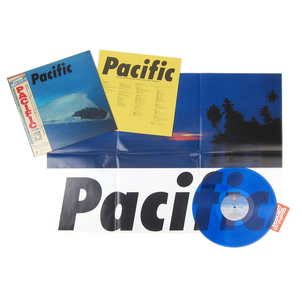 Haruomi Hosono, Shigeru Suzuki, Tatsuro Yamashita: Pacific (JP Pressing, Blue Colored Vinyl