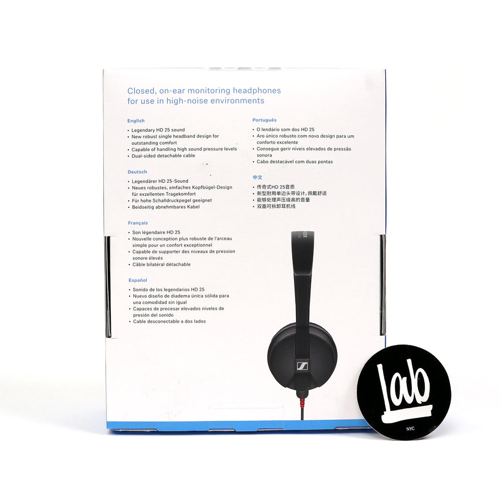 Sennheiser: HD25 Light - DJ / Studio Headphones (Straight Cable)