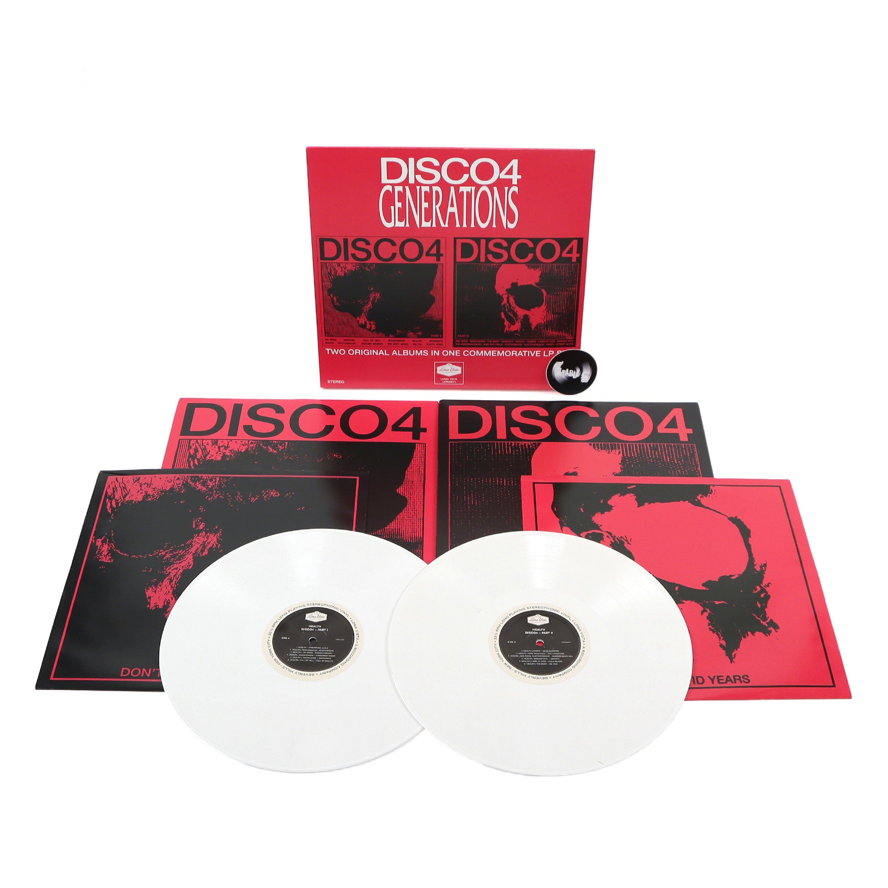 HEALTH: Disco4 Generations - Part I & II (Indie Exclusive Colored