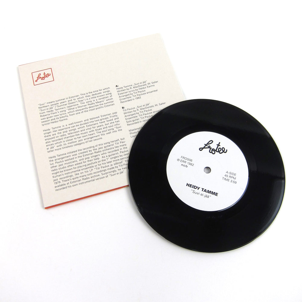 Heidy Tamme / Tiit Paulus: Suvi Vinyl 7"