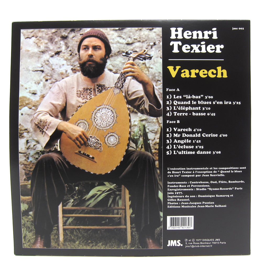 Henri Texier: Varech Vinyl LP