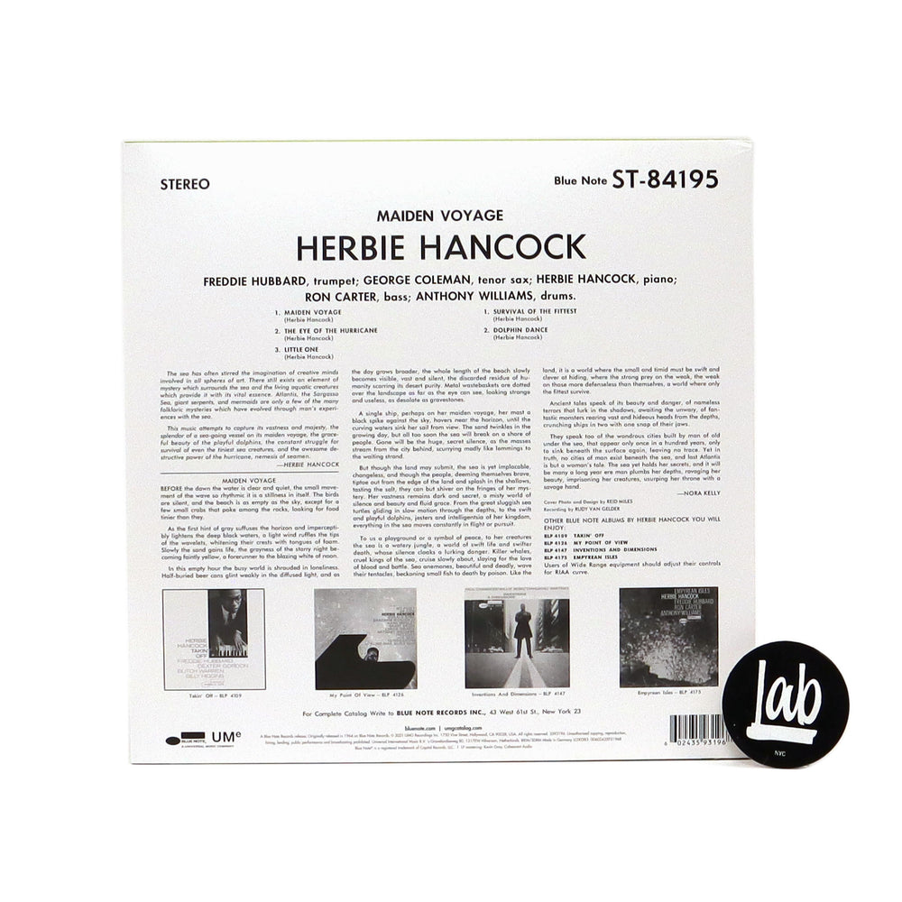 Herbie Hancock: Maiden Voyage (180g) Vinyl LP