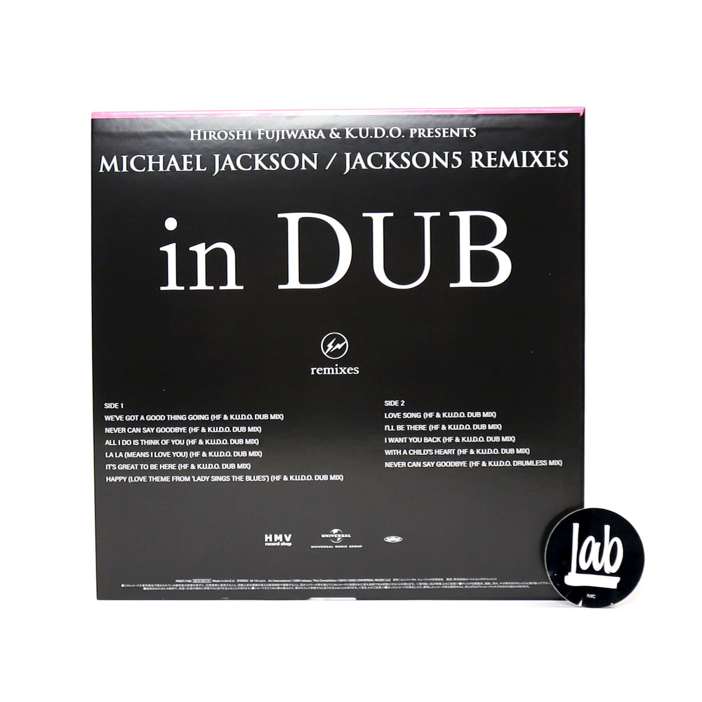 Hiroshi Fujiwara & K.U.D.O.: Michael Jackson / Jackson 5 Remixes In Dub Vinyl LP