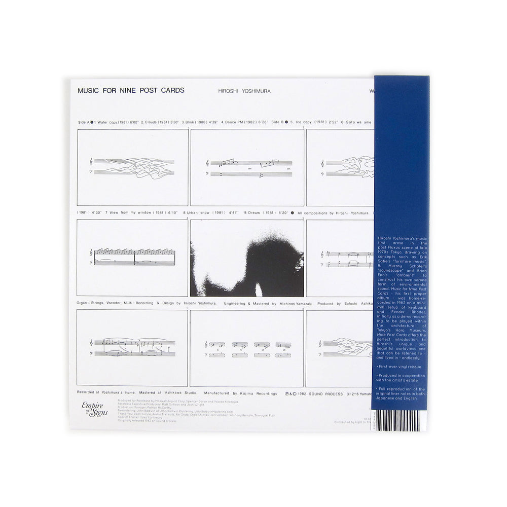 Hiroshi Yoshimura: Music For Nine Post Cards (Clear Colored Vinyl) LP