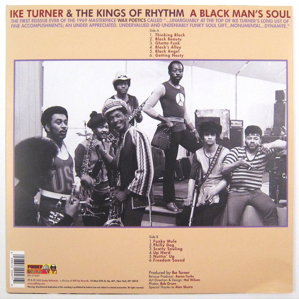 Ike Turner & The Kings Of Rhythm: A Black Man's Soul Vinyl LP (New)