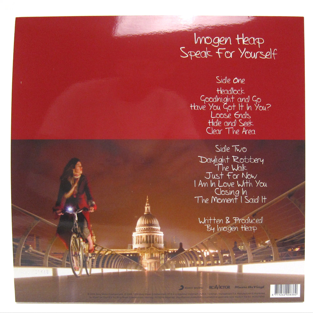 Imogen Heap: Speak For Yourself (Music On Vinyl 180g, Colored Vinyl) Vinyl LP