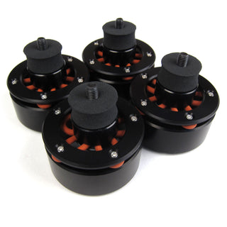 Isonoe: Isolation System - Turntable Feet 25 Kg Version (4 Units) - Black