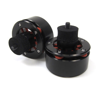 Isonoe: Isolation System - Turntable Feet 25 kg / 55 lbs Version (4 Units) - Black