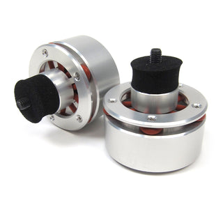 Isonoe: Isolation System - Turntable Feet 25 kg / 55 lbs Version (4 Units) - Silver