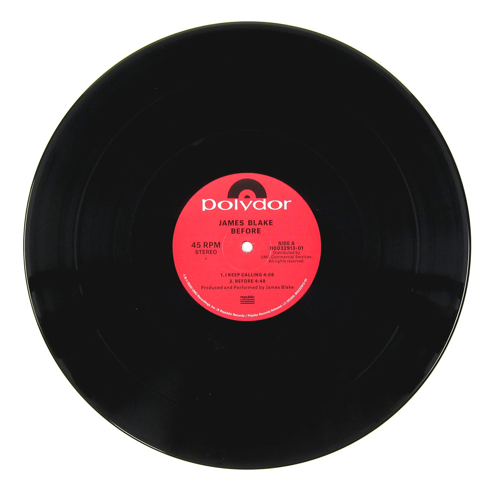 James Blake: Before (Indie Exclusive) Vinyl 12"