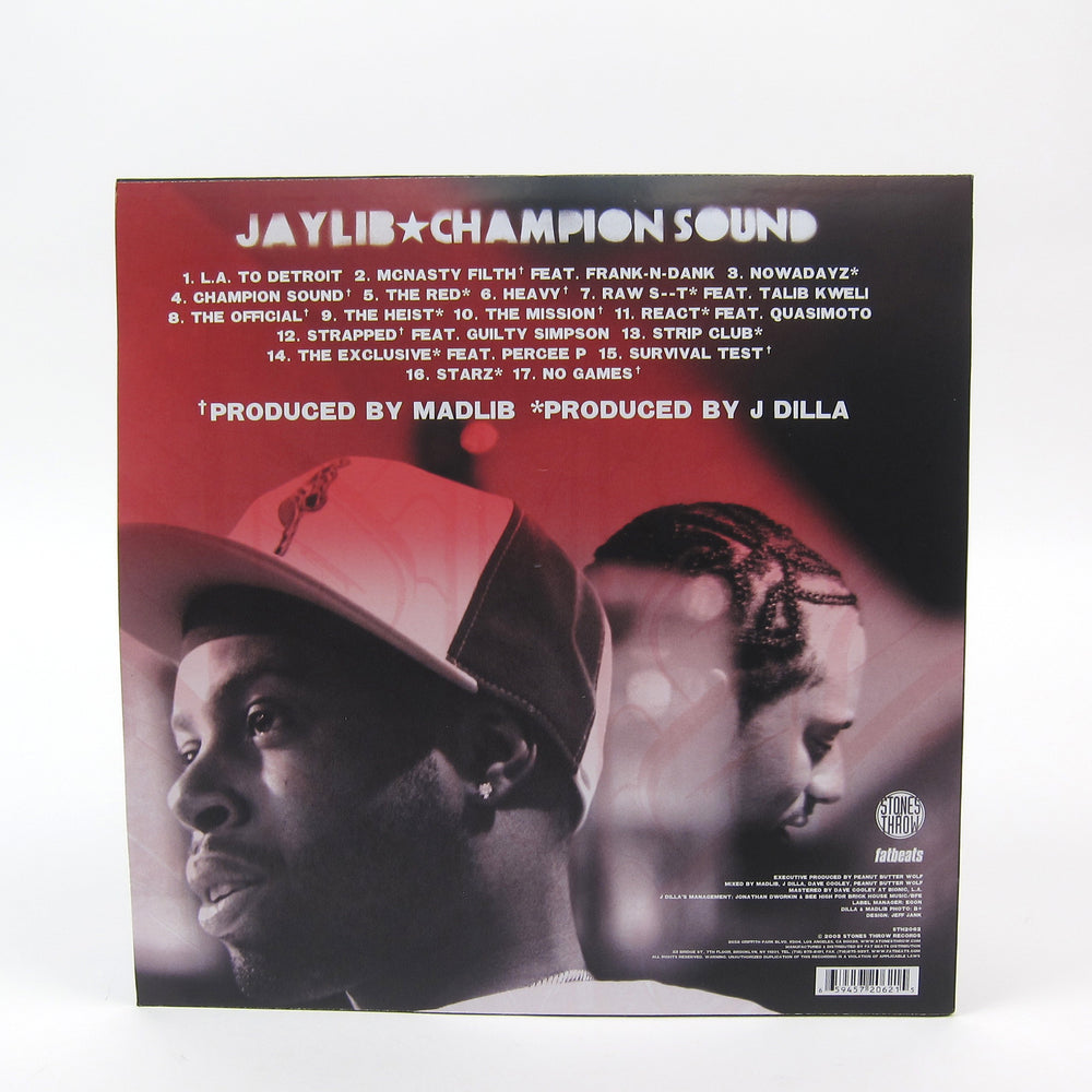 Jaylib: Champion Sound (J Dilla + Madlib) Vinyl 2LP — TurntableLab.com